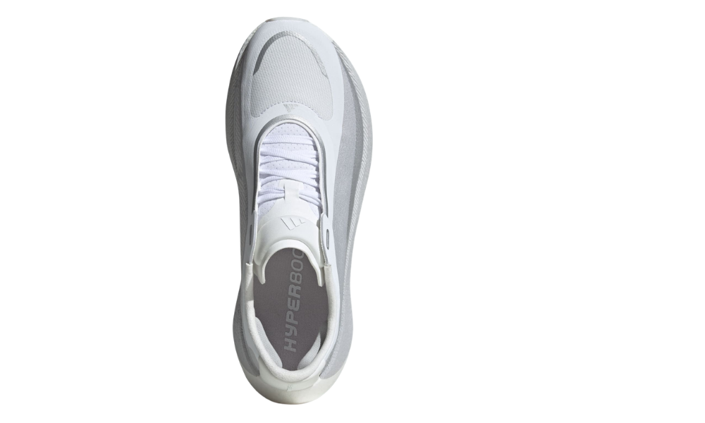Adidas HYPERBOOST EDGE Running Shoes "Cloud White / Light Solid Grey / Silver Metallic"