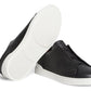 Zegna Pelletessuta Leather Triple Stitch "Black"