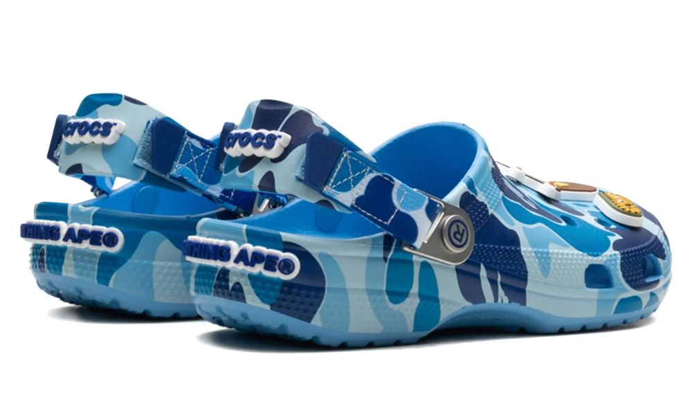 BAPE x Crocs Classic Clog 'ABC Camo - Blue'