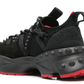 Christian Louboutin Trailnrun suede-trimmed sneakers 'Black'