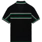 Casablanca Crocheted cotton tennis shirt "Black"