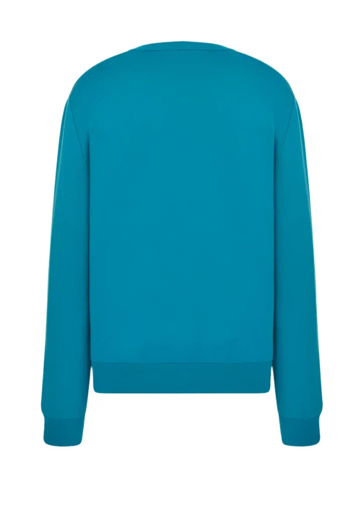 Christian Dior Couture Sweater Blue Wool Blend