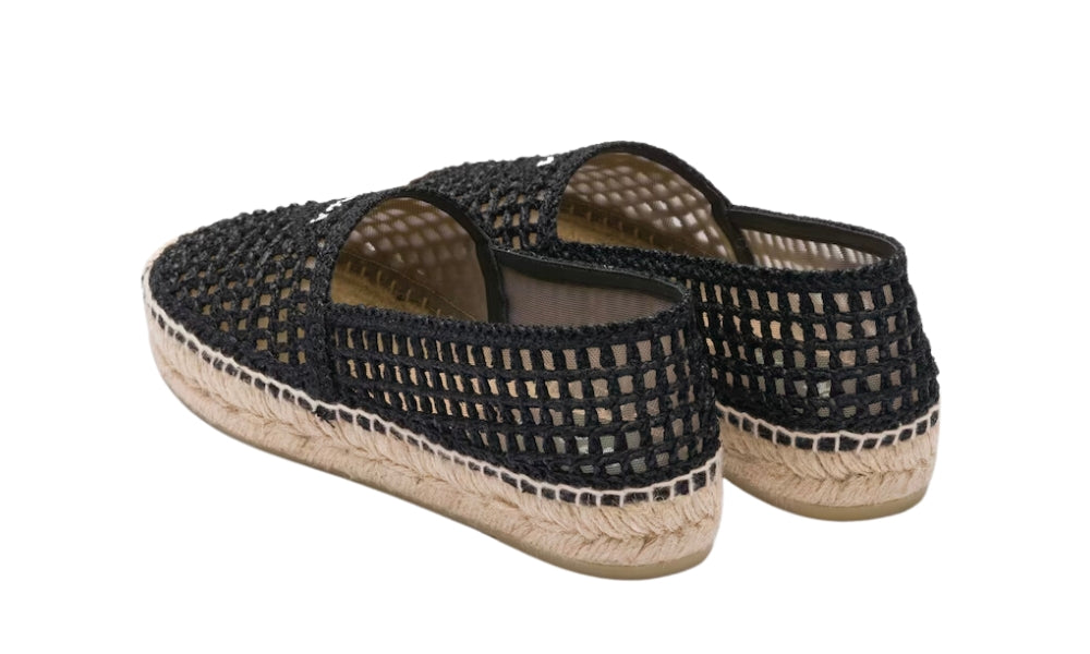 Prada Crochet espadrilles 'Black'