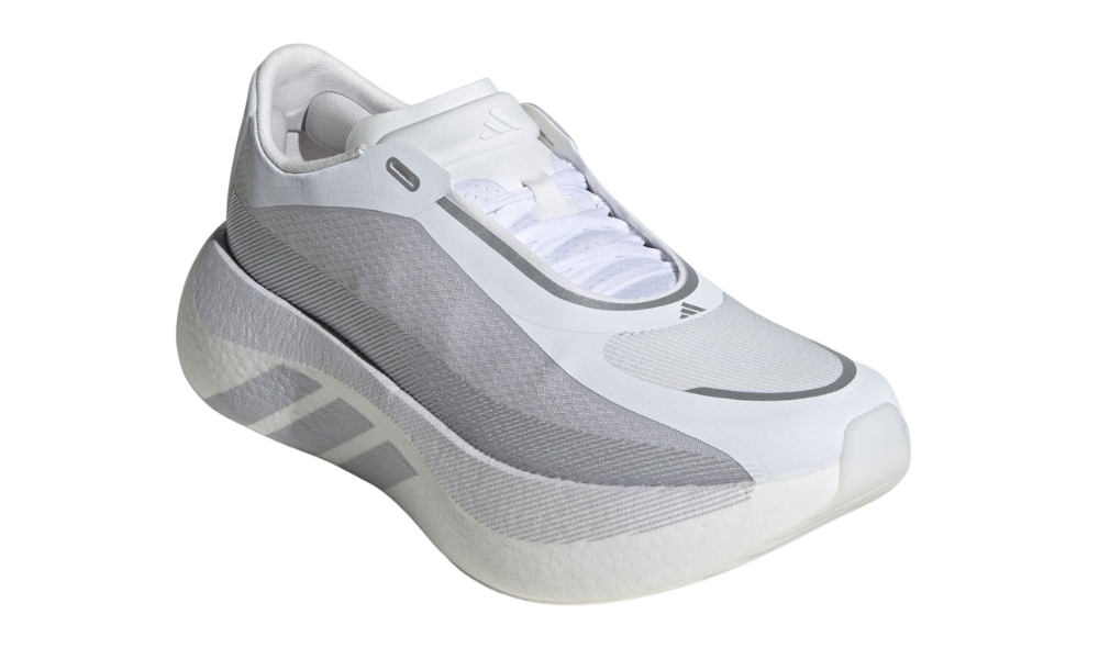 Adidas HYPERBOOST EDGE Running Shoes "Cloud White / Light Solid Grey / Silver Metallic"