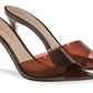Gianvito Rossi Elle 85mm point-toe mules "Brown"