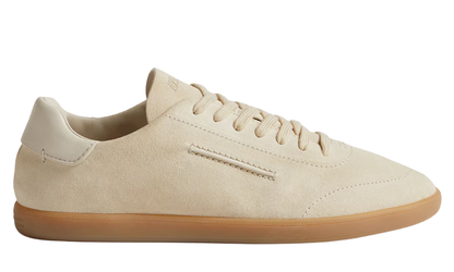 Zegna White 232 Suede Sneakers