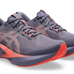 Asics Novablast 5  'Greyish Purple/Coral Reef'
