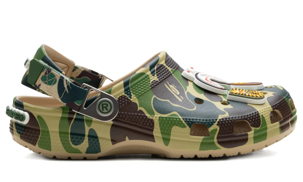 Bape x Crocs Classic Clog 'ABC Camo - Green'