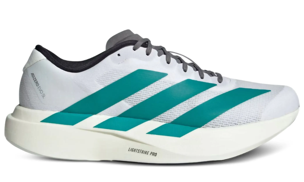 Adidas AdiZero EVO SL "Cloud White/Pure Teal"
