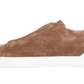 Zegna Triple Stitch Sneakers in Tobacco Brown Suede Calfskin