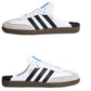 Adidas Samba OG Mule Shoes 'Cloud White / Core Black / Gold Metallic'