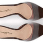 Gianvito Rossi Elle 85mm point-toe mules "Brown"