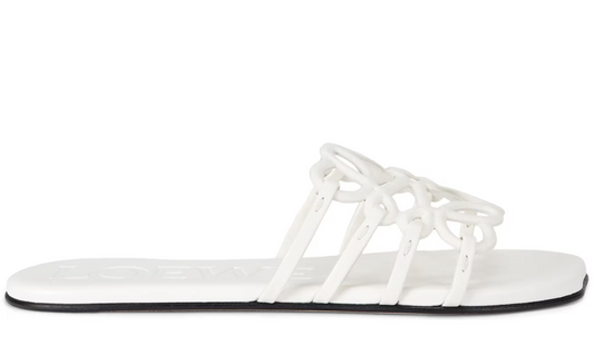 Loewe Petal Anagram slides "White"