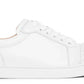 Christian Louboutin Vieira Spikes flat white sneakers