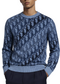 Dior Oblique Sweater "Blue Wool Jacquard"