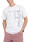 Hermes Harnais en Gouache 3D T-shirt "White"