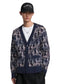 Dior Oblique Cardigan Blue Wool Jacquard