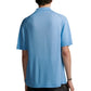 Christian Dior Couture Polo Shirt Blue Virgin Wool Jersey