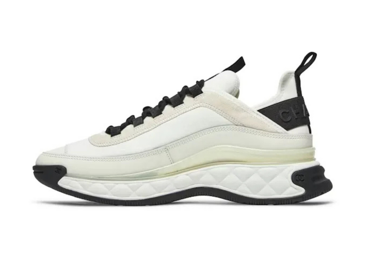 Chanel Velvet Calfskin & Mixed Fibers Sneaker 'Ivory'