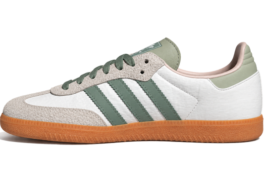 Adidas Samba OG "Cloud White / Silver Green / Putty Mauve"