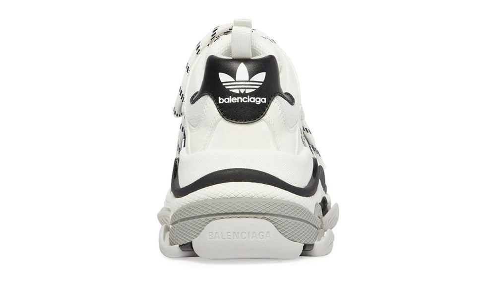Balenciaga x adidas baskets Triple S "White"