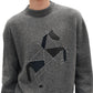 Hermes Cashmere Cheval tangram "Gray"