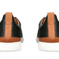 Ermenegildo Zegna Triple Stitch Black Deerskin Sneakers