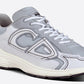 DIOR B30 SNEAKER "Gray Mesh and White Technical Fabric"
