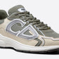 DIOR B30 SNEAKER "Olive Mesh and Cream Technical Fabric"