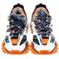 BALENCIAGA Multicolor Leather/Mesh Track Lace Up