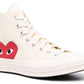 Comme Des Garçons Play x Converse Chuck 70 high-top sneakers - White