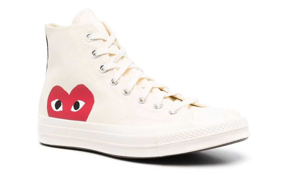Comme Des Garçons Play x Converse Chuck 70 high-top sneakers - White