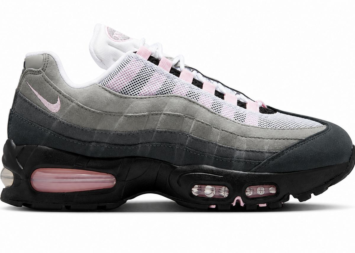 Nike Air Max 95 Big Bubble "Black / White and Silver / Pink"