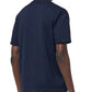 LV Embroidered Signature Short-Sleeved Cotton Crewneck Navy Blue