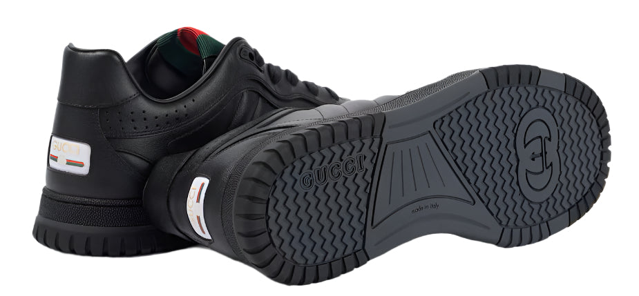 Gucci Re-Web leather sneakers