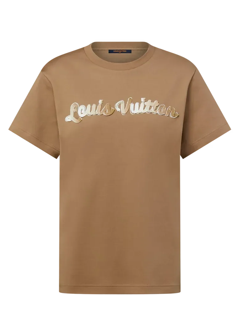 Louis Vuitton Gradient Signature T-Shirt "Chanterelle"