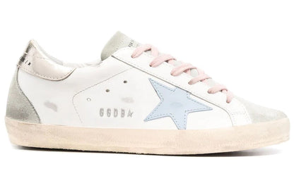Golden Goose Wmns Superstar 'White Silver Ice Blue'