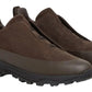 ZEGNA Triple Stitch Suede Sneakers "Brown"